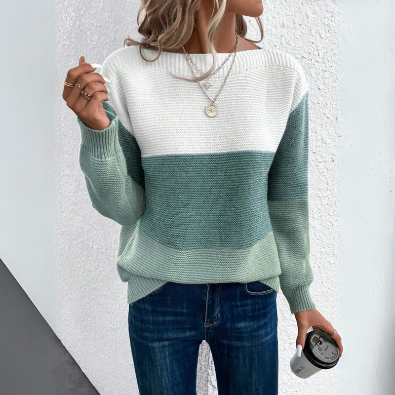PULL DÉCONTRACTÉ CHIC EN TONALITÉS DOUCES