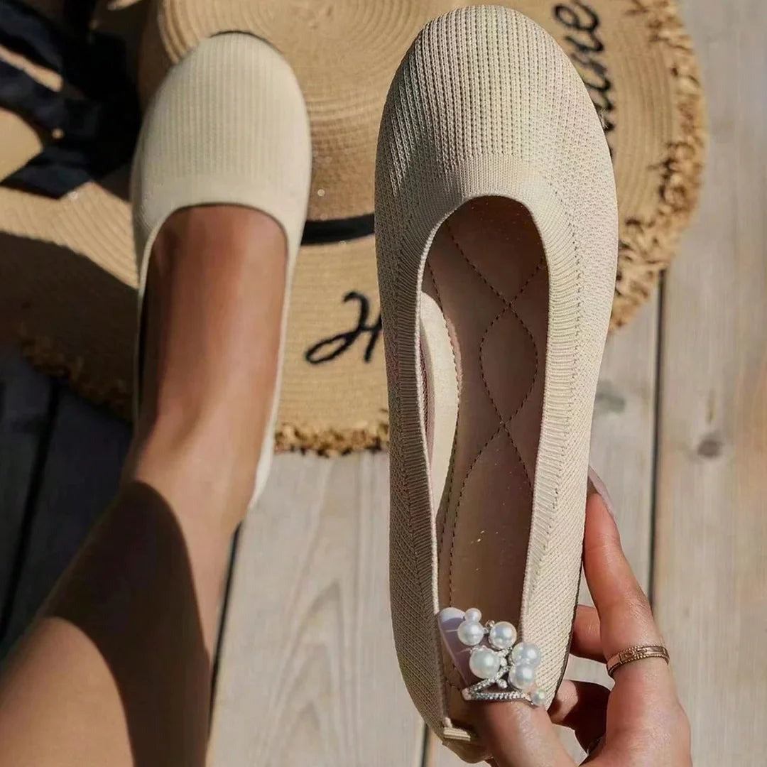 Sofía™ - Chaussures plates élégantes en tissu respirant