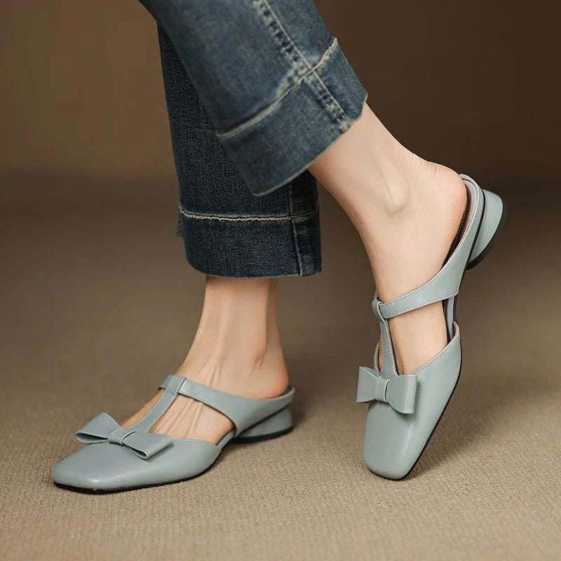 SANDALES EN CUIR ALVERA