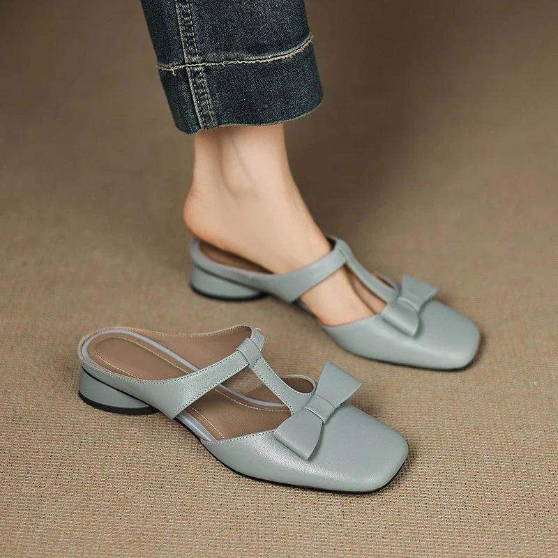 SANDALES EN CUIR ALVERA