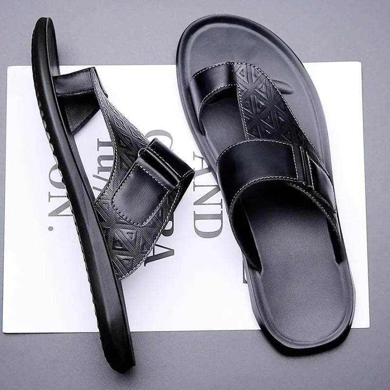 SANDALES EN CUIR ASHMERE