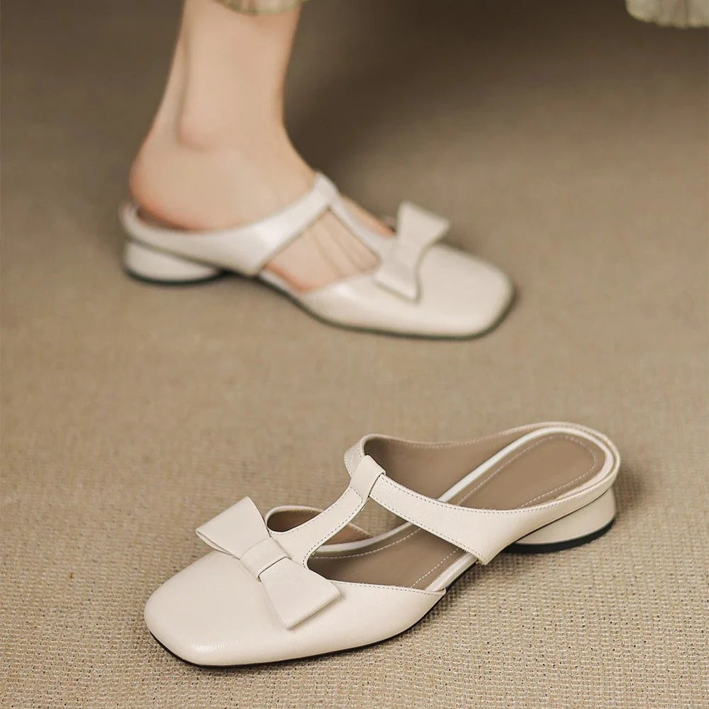 SANDALES EN CUIR ALVERA