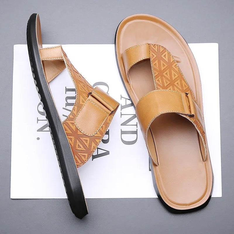 SANDALES EN CUIR ASHMERE