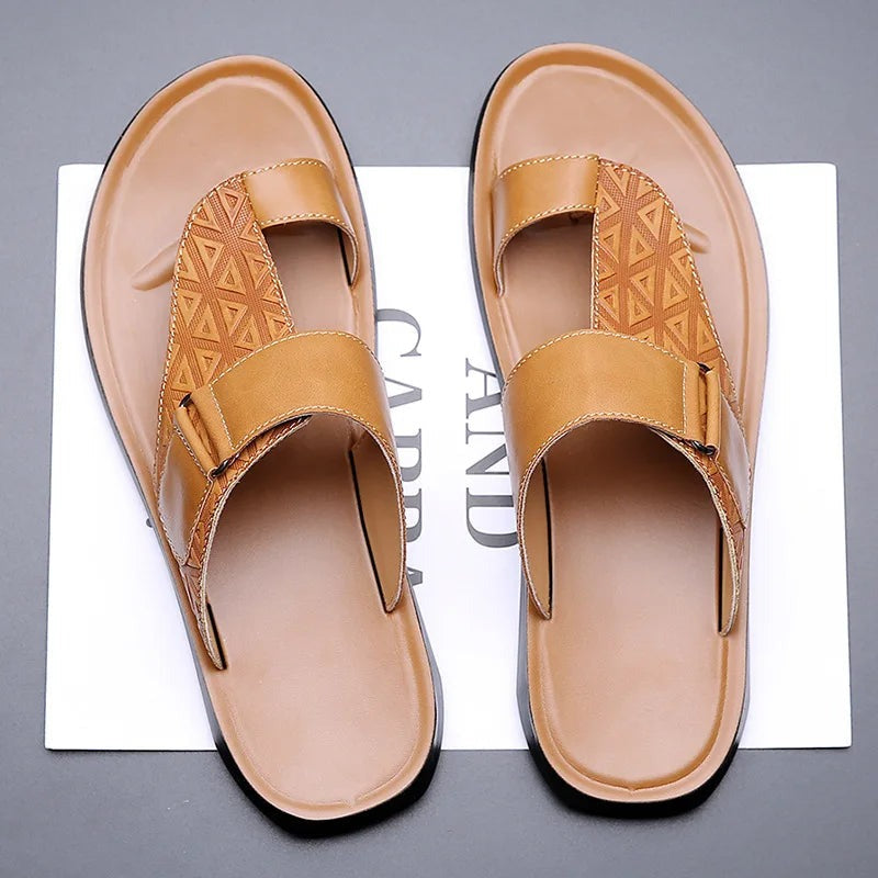 SANDALES EN CUIR ASHMERE